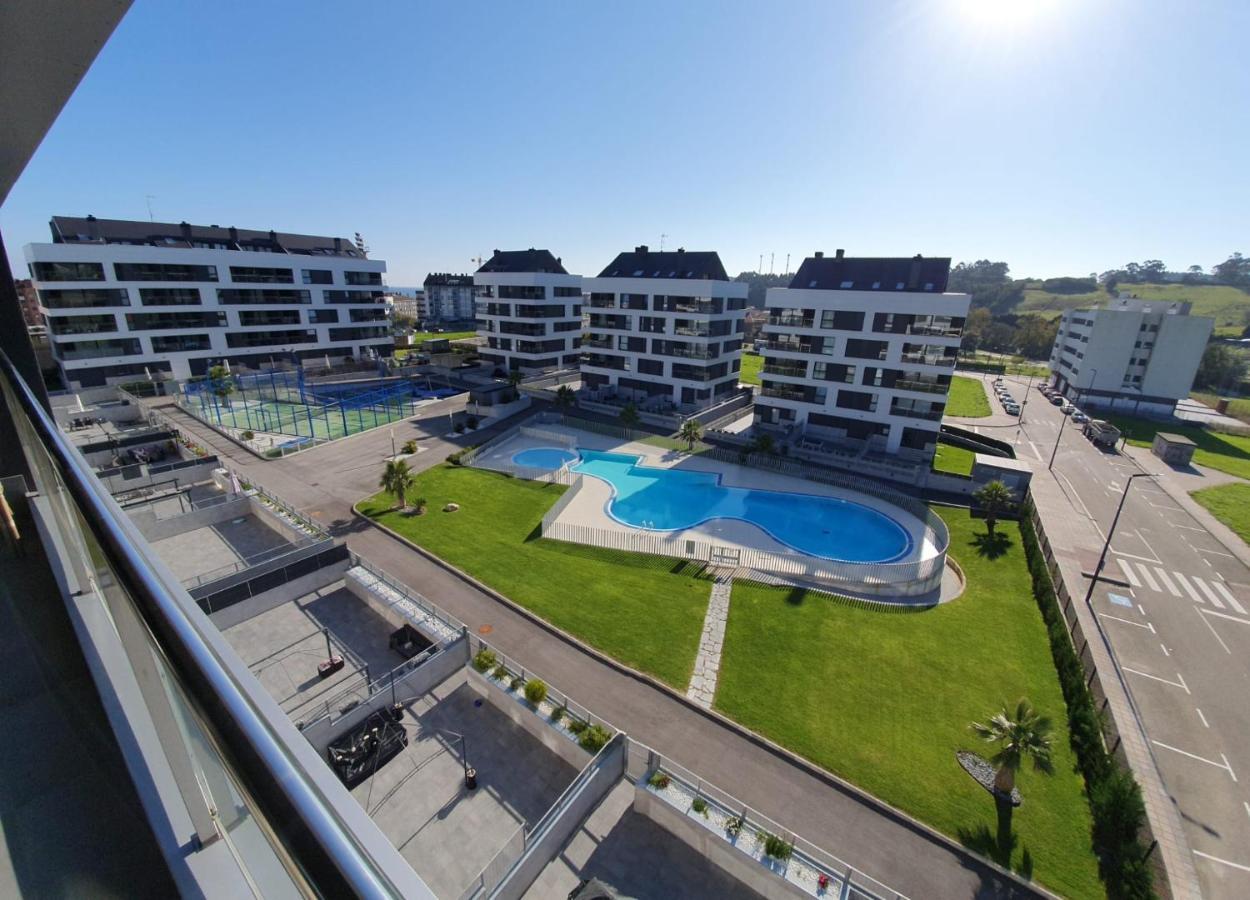 Apartamento 3 Habitaciones Miramar, Luanco Exteriör bild