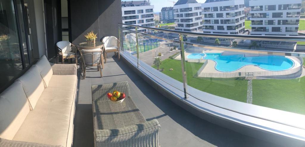 Apartamento 3 Habitaciones Miramar, Luanco Exteriör bild